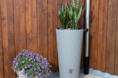 deposito decorativo agua de lluvia vaso decor 2en1 4