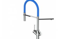 2690-3-wege-Kuchenmischer-fuer-alle-gaengigen-filtersysteme-geeignet-mit-blau-abnehmbarer-2-strahliger-Handbrause