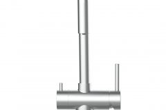 5250-3-Wege-Wasserhahn-Edelstahl-Massiv-Kuchenarmatur-mit-360°-schwenkbarer-Auslauf-Edelstahl-geburstet