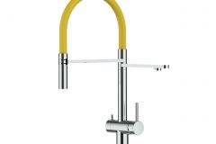 4278-3-Wege-Wasserhahn-Edelstahl-Massiv-Kuchenarmatur-schwenkbarer-Auslauf-und-abnehmbarer-2-strahl-Handbrause-Hochglanz-Gelb-scaled