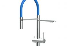 4294-3-Wege-Wasserhahn-Edelstahl-Massiv-Kuchenarmatur-schwenkbarer-Auslauf-und-abnehmbarer-2-strahl-Handbrause-Geburstet-Blau-scaled