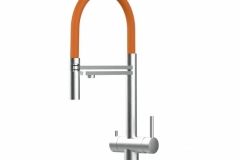 grifo-de-cocina-3-vias-acero-inoxidable-macizo-cepillado-naranja