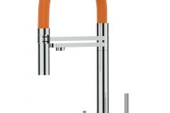 5336-KURZERE-VARIANTE-45CM-3-Wege-Wasserhahn-Edelstahl-Massiv-Kuchenarmatur-schwenkbarer-Auslauf-2-strahl-Handbrause-Hochglanz-scaled