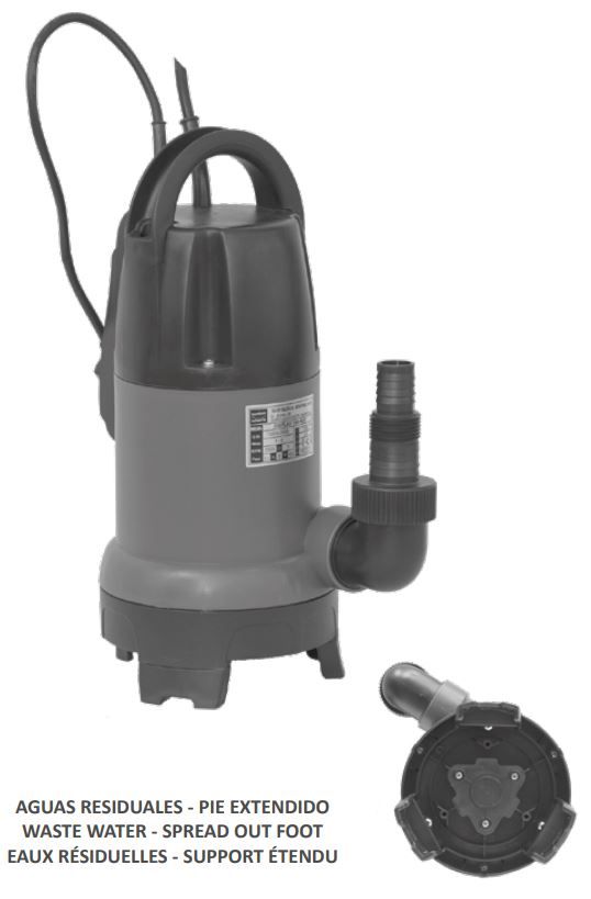 Electrobomba sumergible de doble función para achique 2