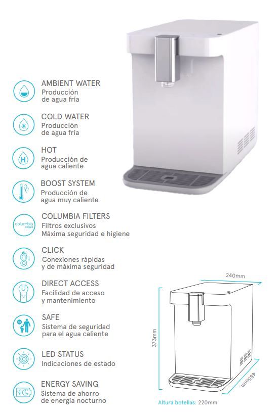fuente de agua fc-510 caracteristicas