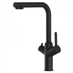 Grifo de Cocina 3 Vías negro mate