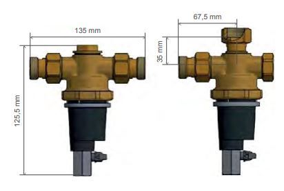 filtro de agua magnetico SDM 17 medidas