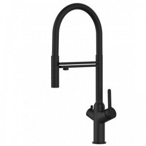 grifo 3 vias negro mate-negro 3