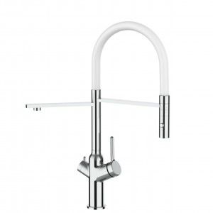 4372-4-Wege-Wasserhahn-Chrom-Kuchenarmatur-fur-Trinkwasseranlagen-weiss-schwenkbarer-Auslauf-und-abnehmbarer-2-strahl-Handbrause-scaled